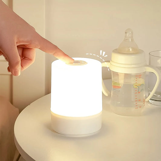 Dimmable LED Bedside Night Light – Touch Table Lamp