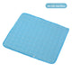 Ice silk mat blue