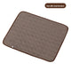 Ice silk mat brown